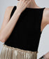 Velvet Shimmer Waist Dress
